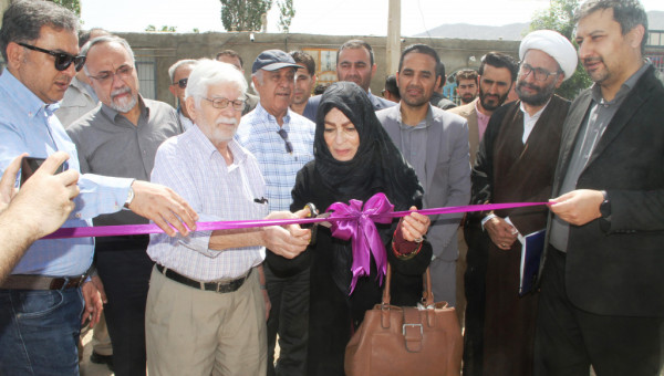 مدرسه ۳ کلاسه خیر ساز ناهید کیانی و فاضلی در روستای نردین افتتاح شد