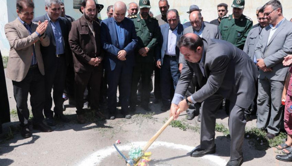 آغاز عملیات ساخت دبیرستان ۶ کلاسه خیری روستای سلطانآباد اردبیل