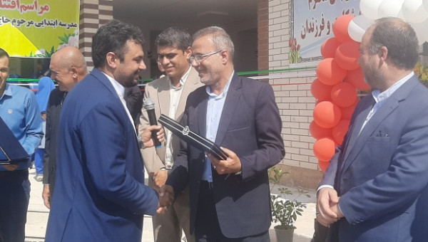 بهره برداری از مدرسه 6 کلاسه «حاج عبداله شکاری»در شهرستان جویم
