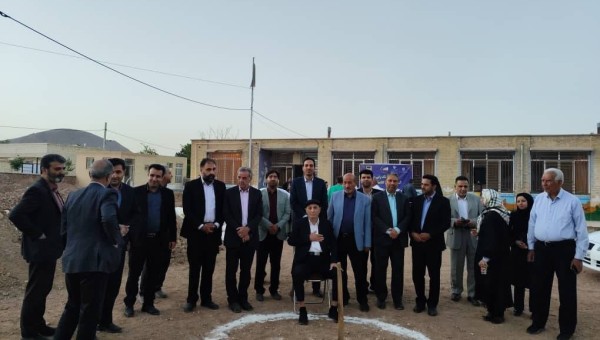 آغاز عملیات ساخت مدرسه ۱۲ کلاسه خیر ساز حاج سیدحسین صحیح النسب
