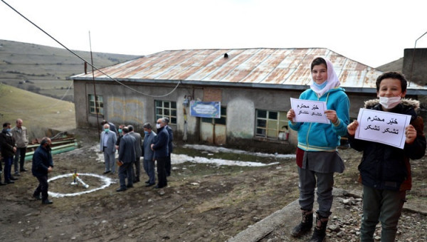 آغاز احداث مدرسه ای خیّر ساز در روستای خشه حیران نمین