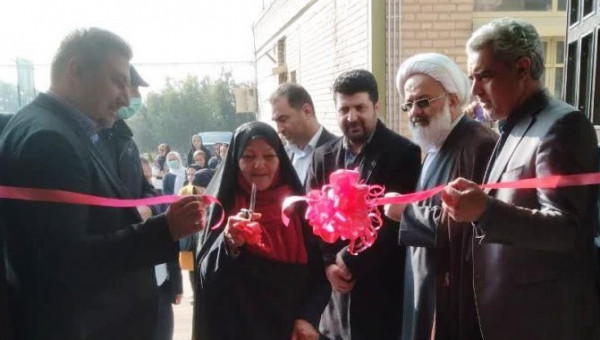 بهره برداری از سالن چند منظوره مشارکتی سرکار حاجیه خانم عفت سرابی در مدرسه مقداد جلیل آباد
