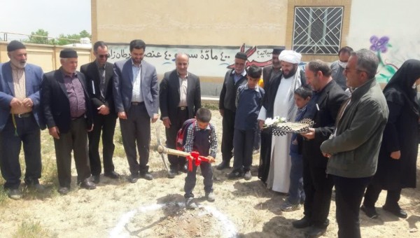 ساخت مدرسه خیر ساز ۴ کلاسه در همدان