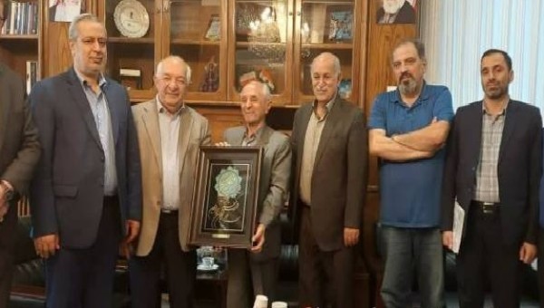 دیدار رئیس مجمع خیرین مدرسه ساز خراسان رضوی با رئیس اتاق بازرگانی،صنایع،معادن وکشاورزی